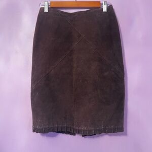 Classiques Entier Dark Brown Pencil Skirt
